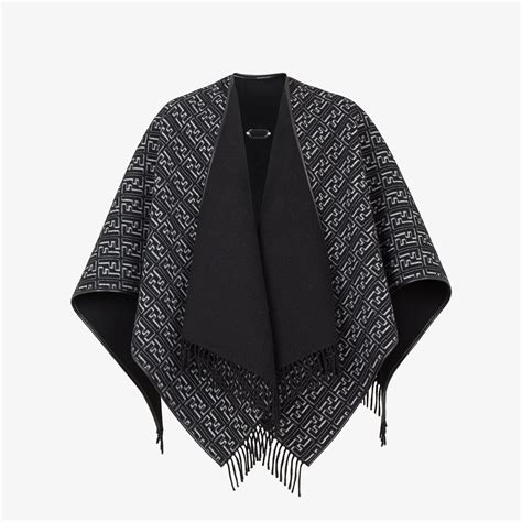 fendi poncho uomo|fendi poncho black and white.